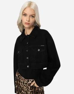 Short denim jacket