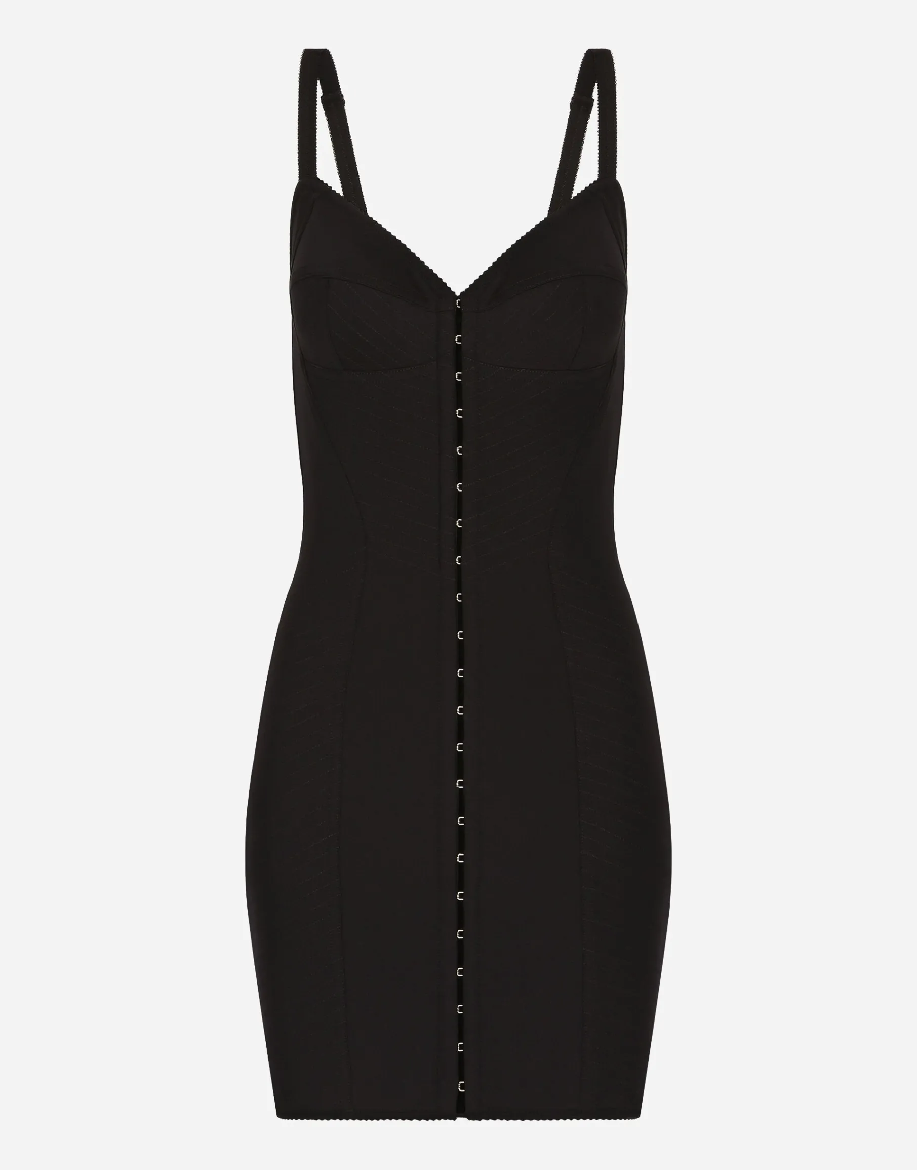 Short light technical jersey dress