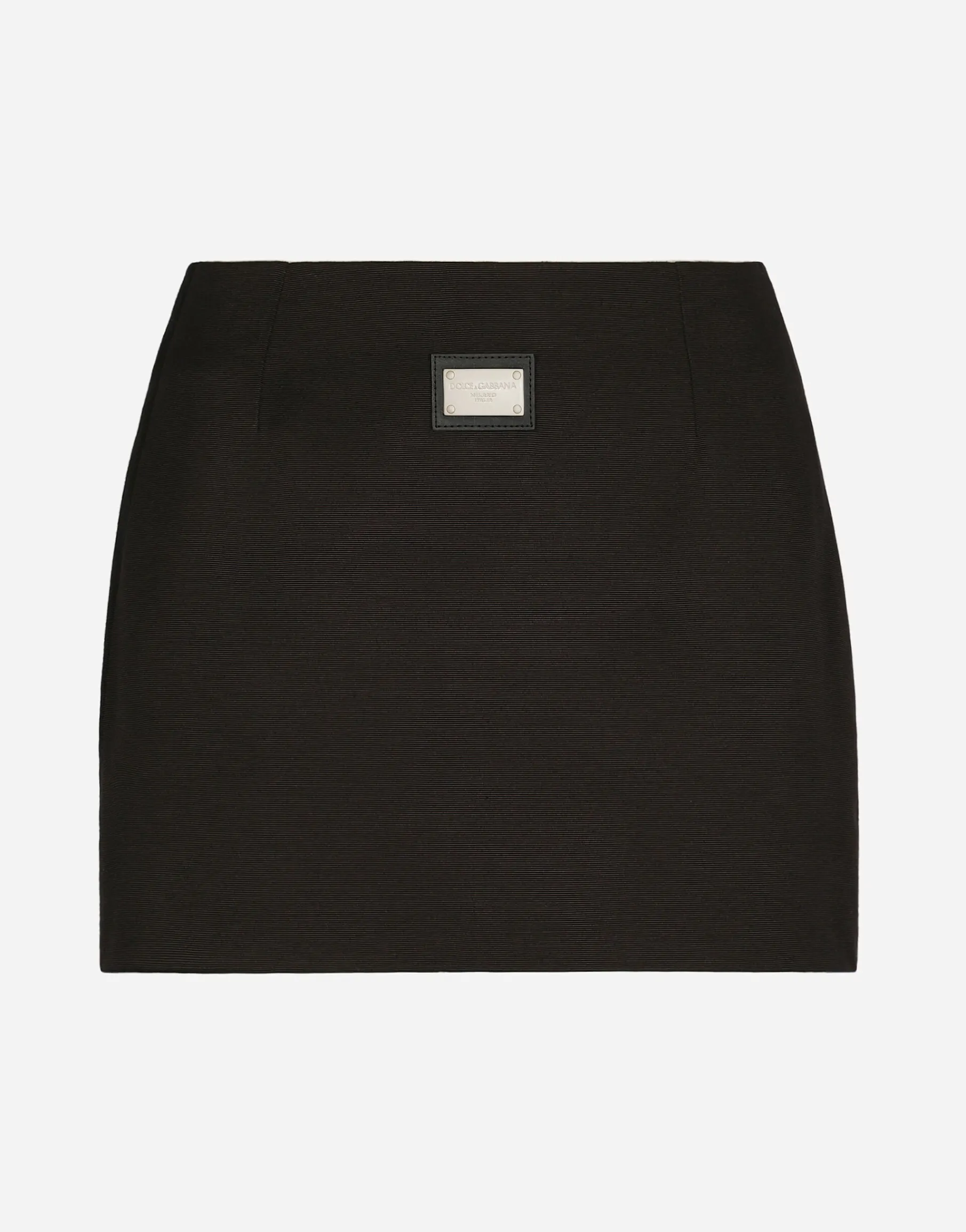 Short Ottoman skirt with Dolce&Gabbana tag