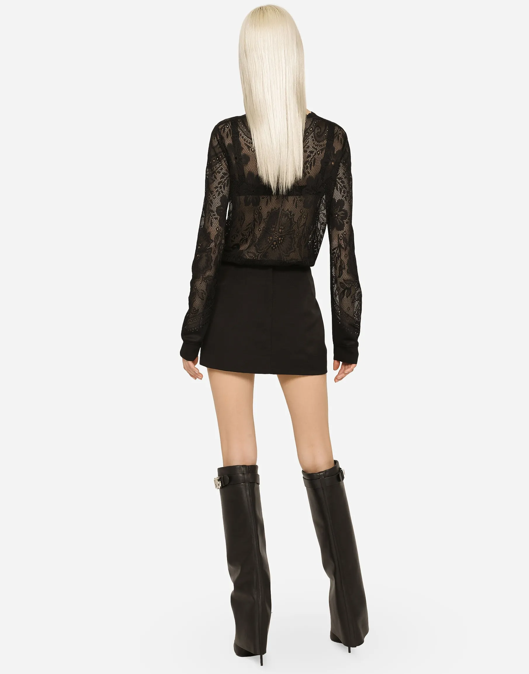 Short Ottoman skirt with Dolce&Gabbana tag