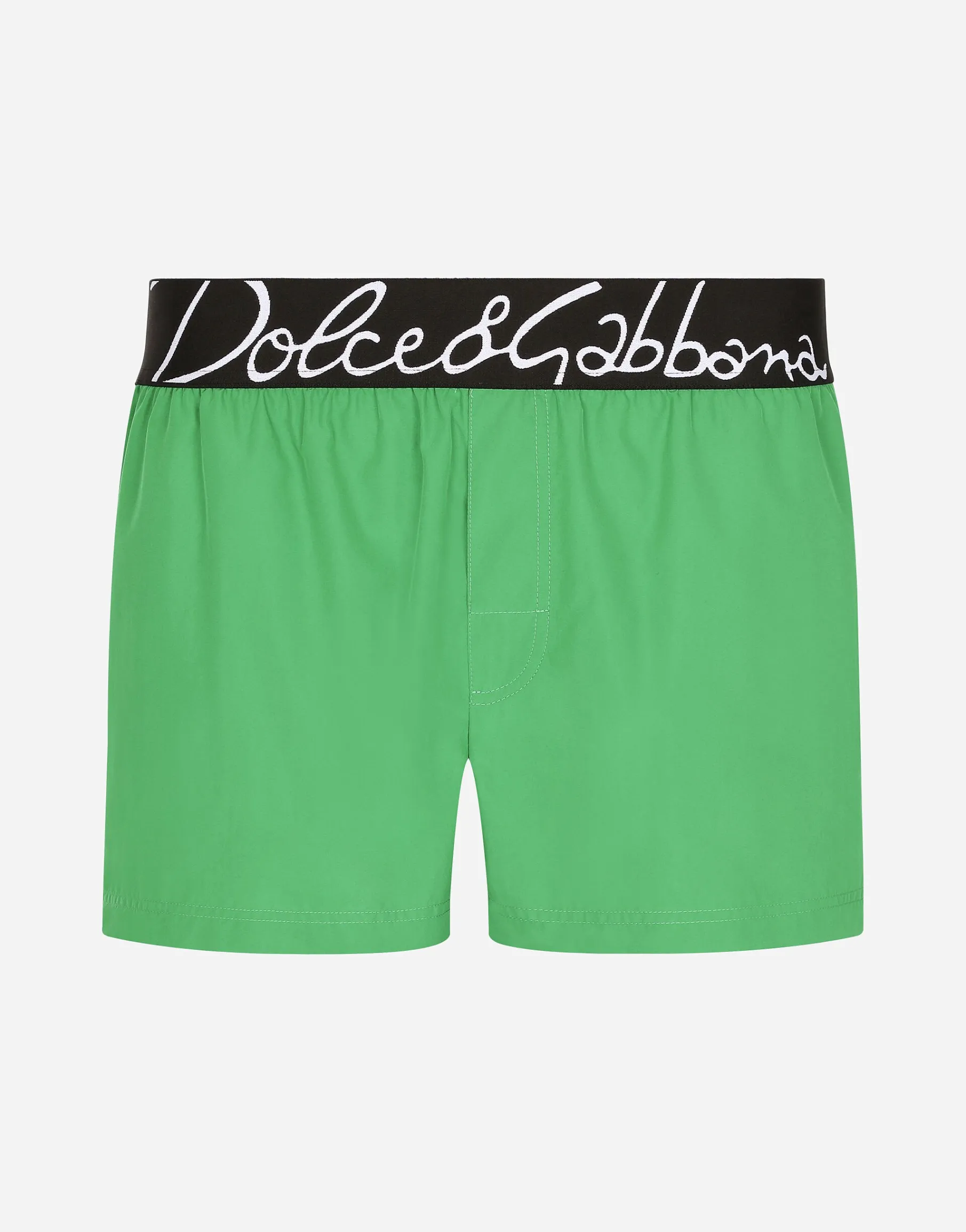 Short swim trunks with Dolce&Gabbana logo
