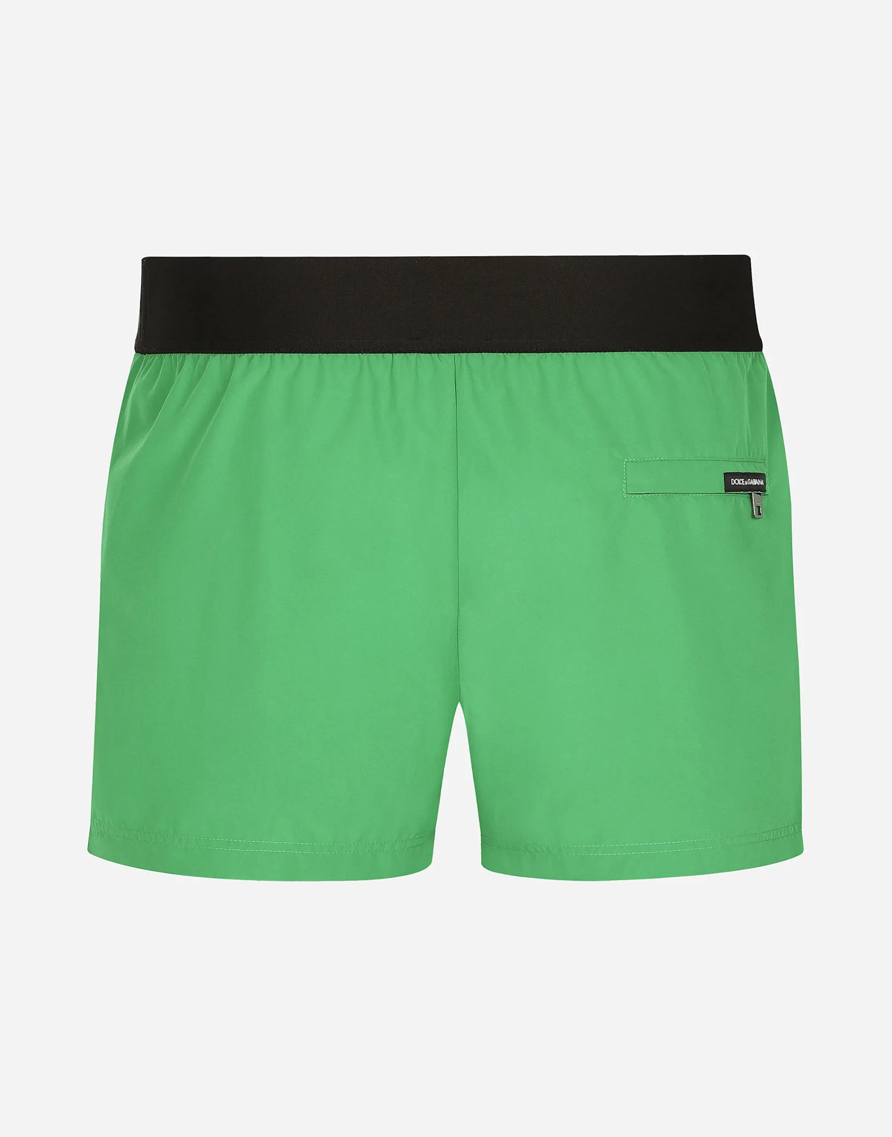 Short swim trunks with Dolce&Gabbana logo