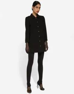 Short woolen coat