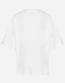 Short-sleeved cotton T-shirt with Dolce&Gabbana lettering