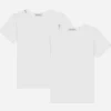 Short-sleeved jersey t-shirt two-pack