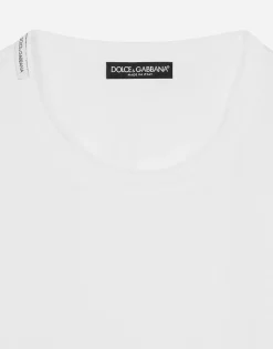 Short-sleeved jersey t-shirt