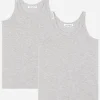 Short-sleeved jersey vest two-pack