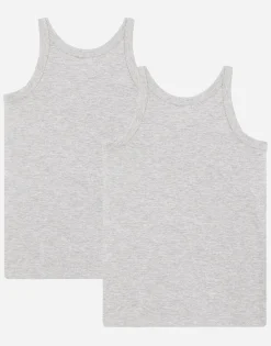 Short-sleeved jersey vest two-pack