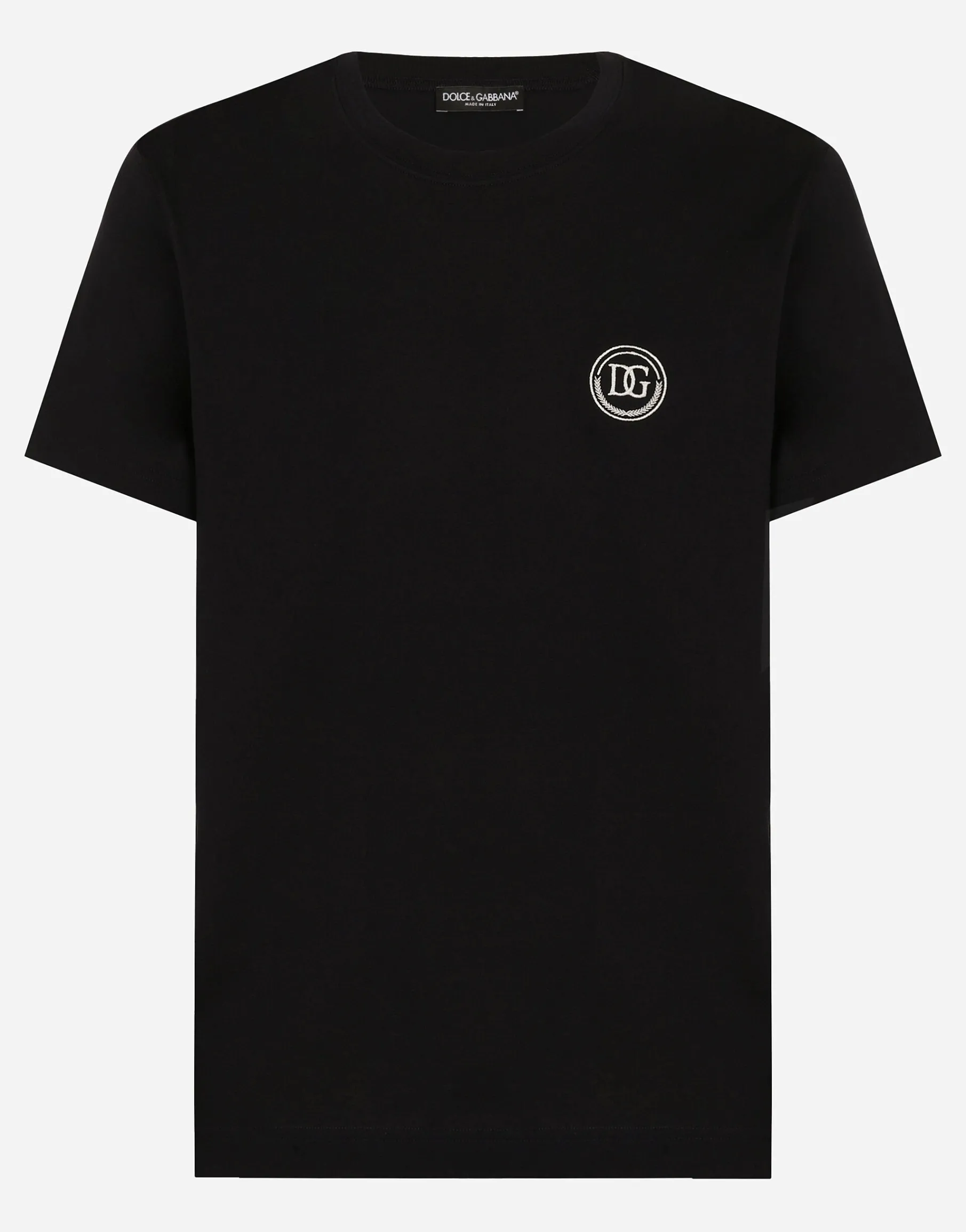 Short-sleeved T-shirt with DG embroidery
