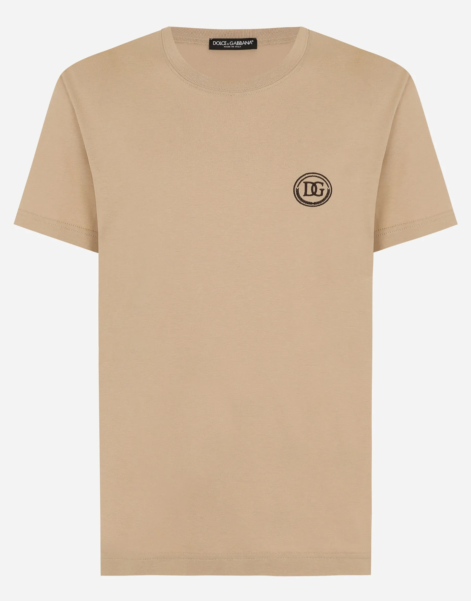 Short-sleeved T-shirt with DG embroidery