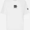 Short-sleeved T-shirt with DG logo patch