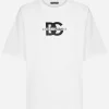 Short-sleeved T-shirt with DG logo print