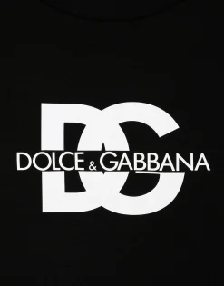 Short-sleeved T-shirt with DG logo print