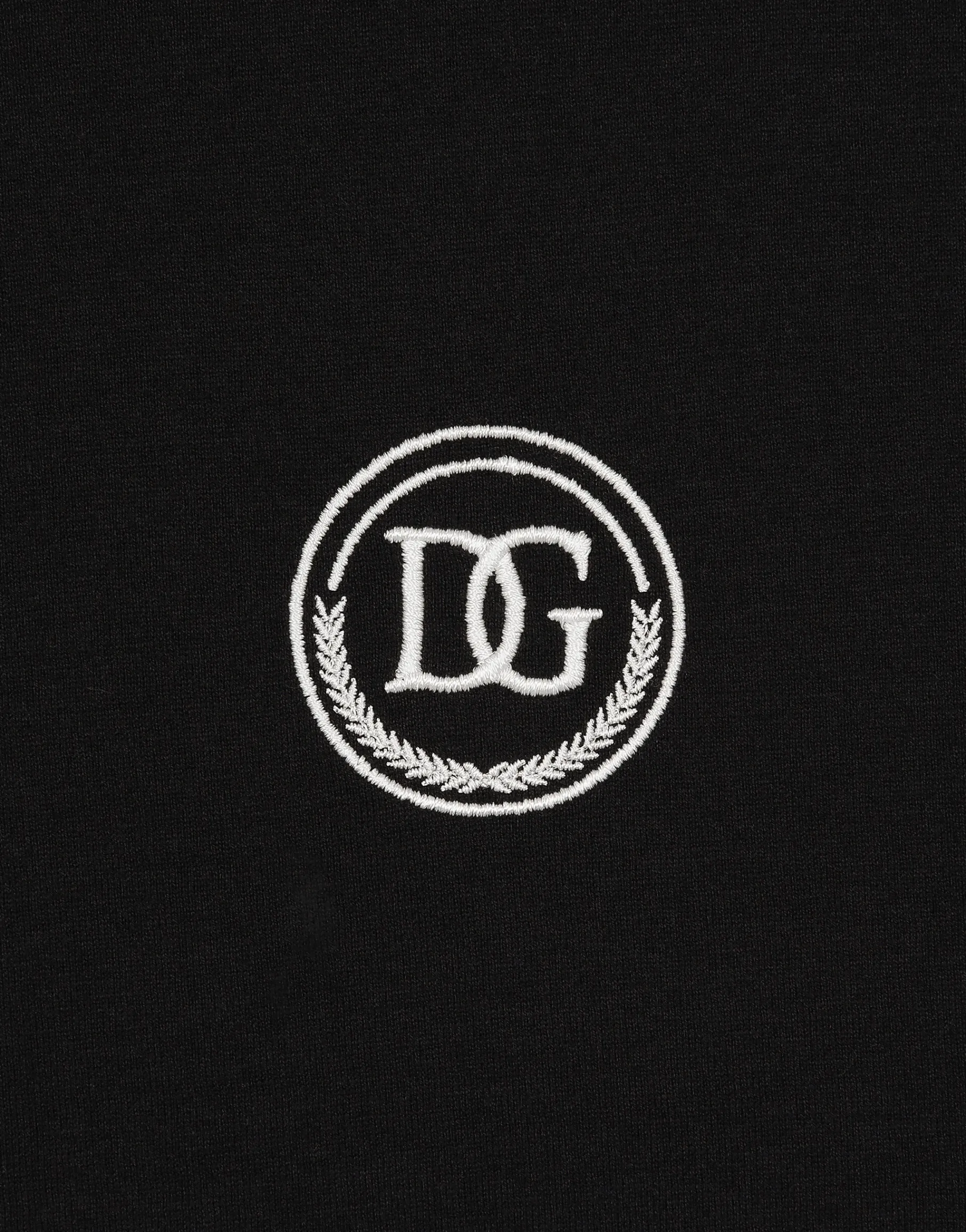 Short-sleeved T-shirt with DG embroidery