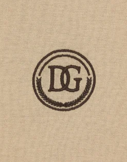Short-sleeved T-shirt with DG embroidery
