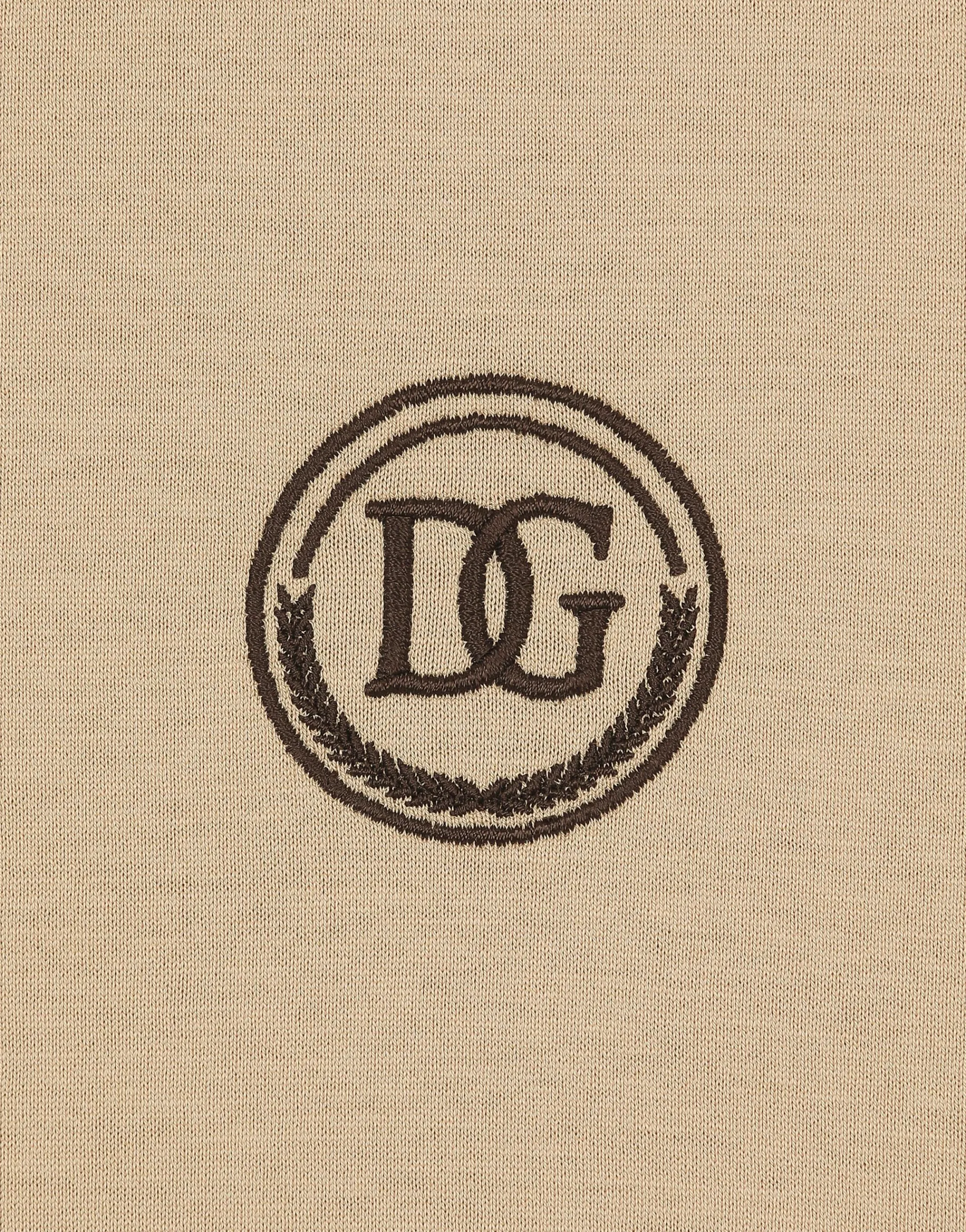 Short-sleeved T-shirt with DG embroidery