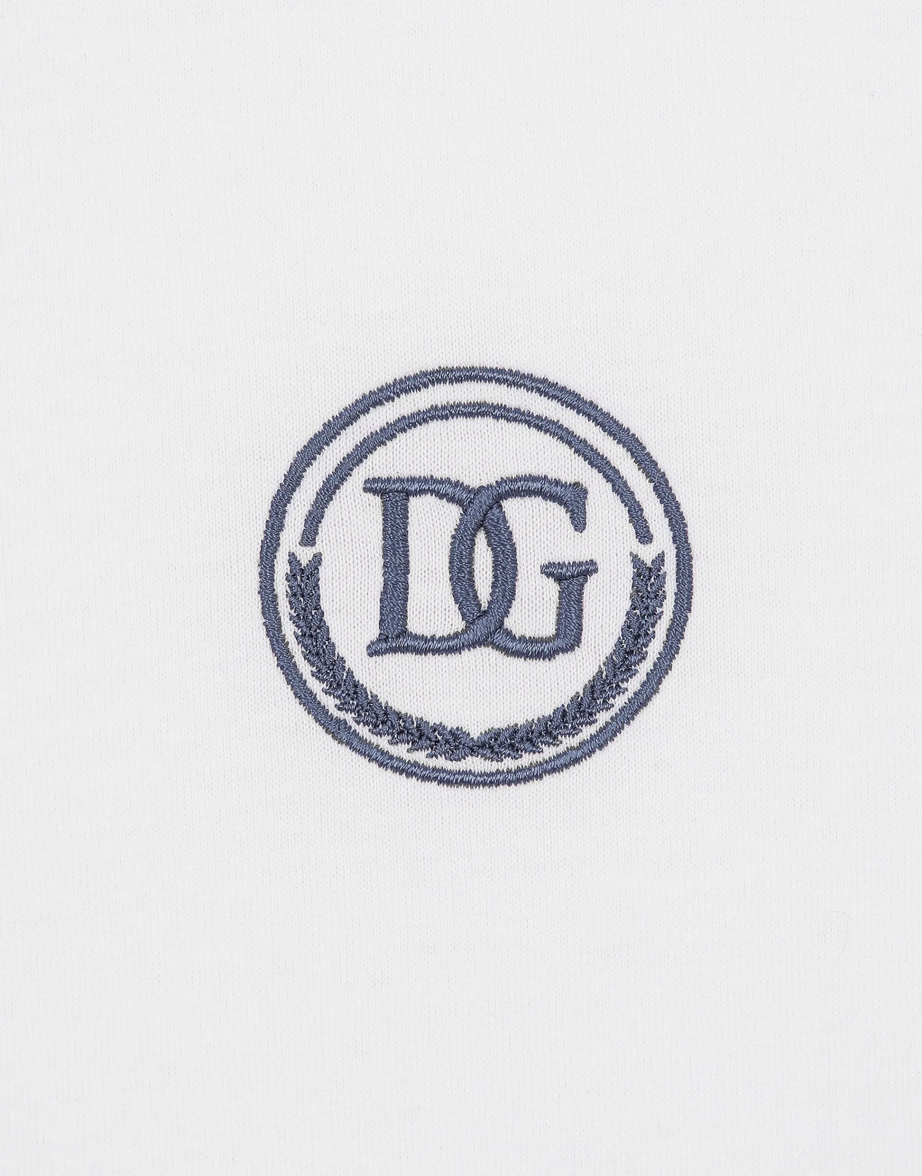 Short-sleeved T-shirt with DG embroidery