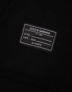 Short-sleeved T-shirt with vertical logo print