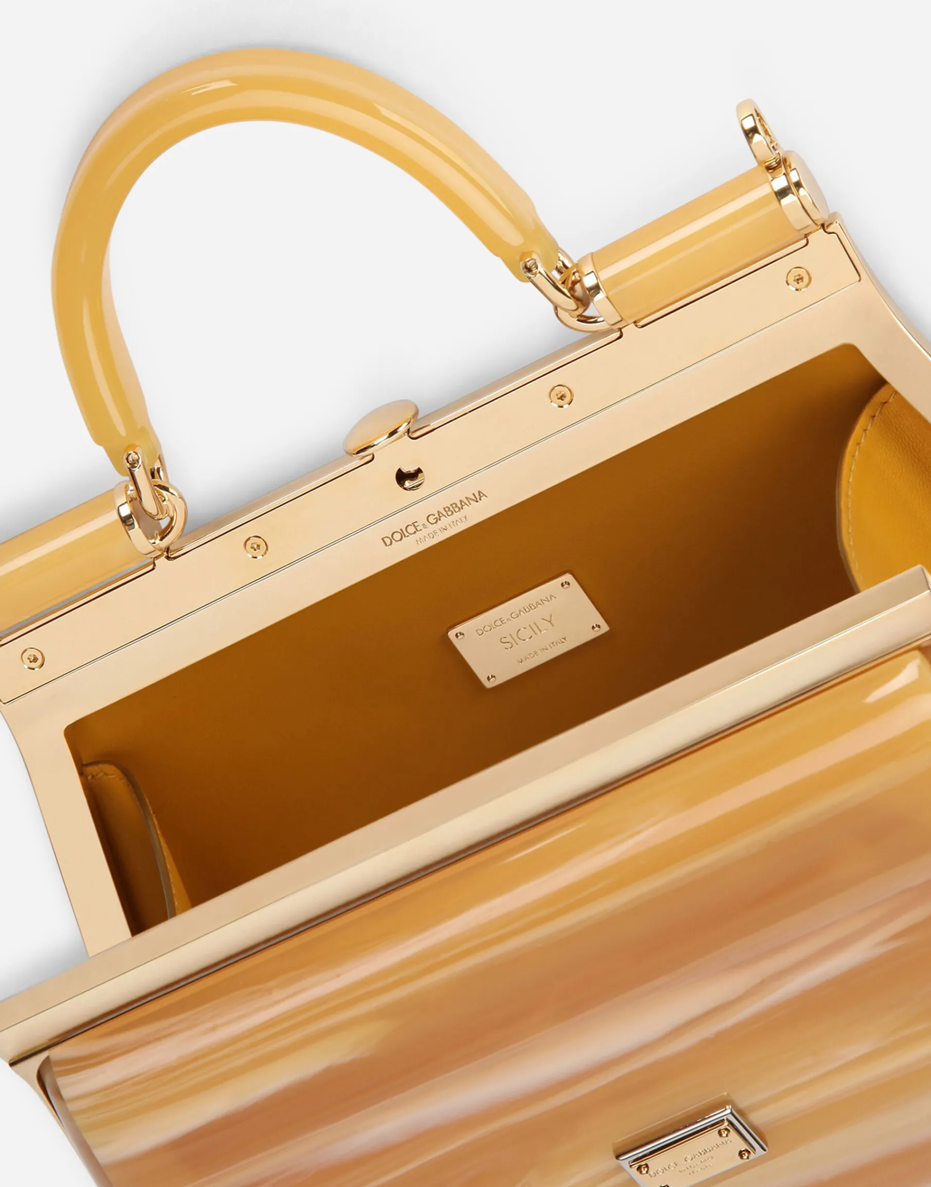 Sicily box bag in acrylic glass