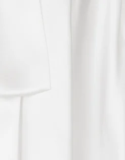 Silk blouse with pussy-bow
