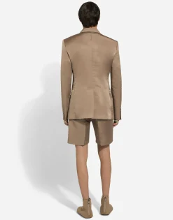 Silk duchesse shorts