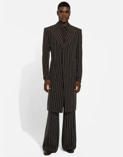 Silk Martini-fit shirt with shirt front