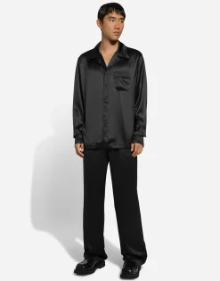 Silk pajama pants
