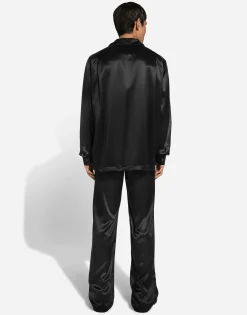 Silk pajama pants