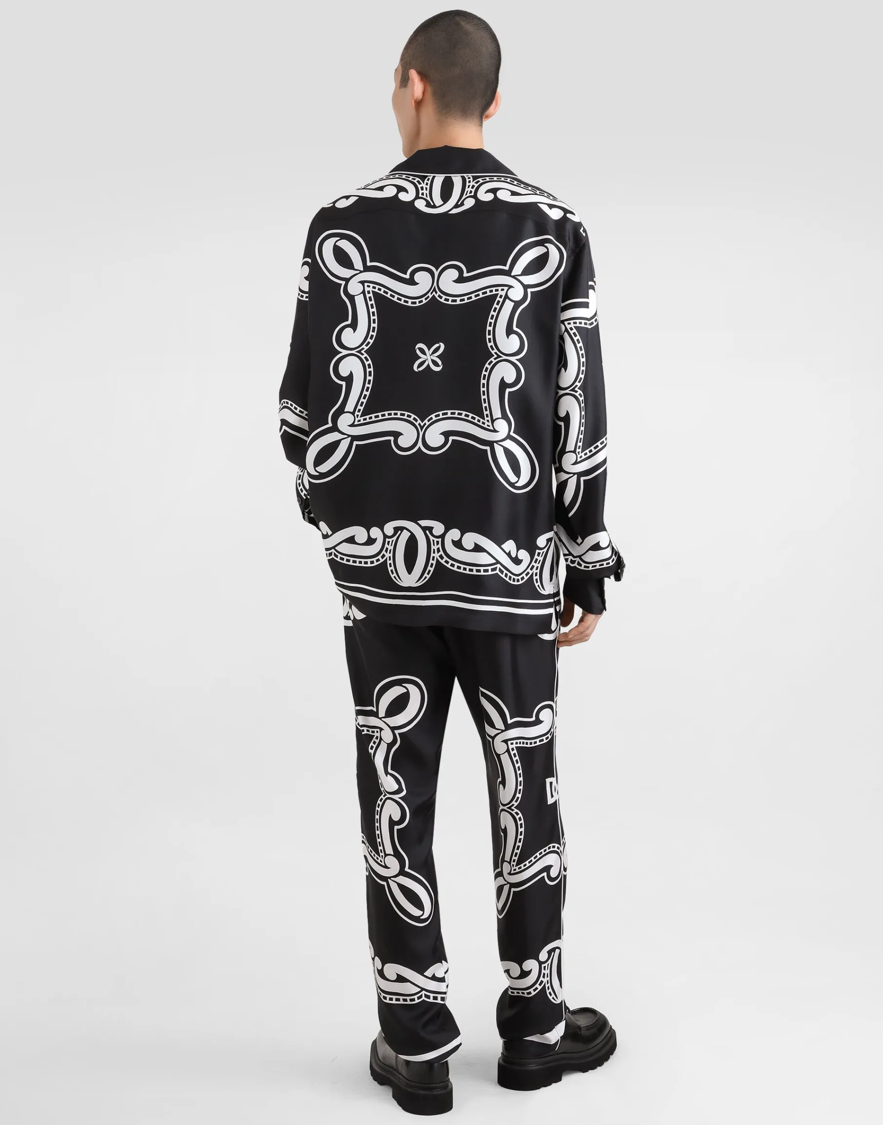 Silk pajama pants