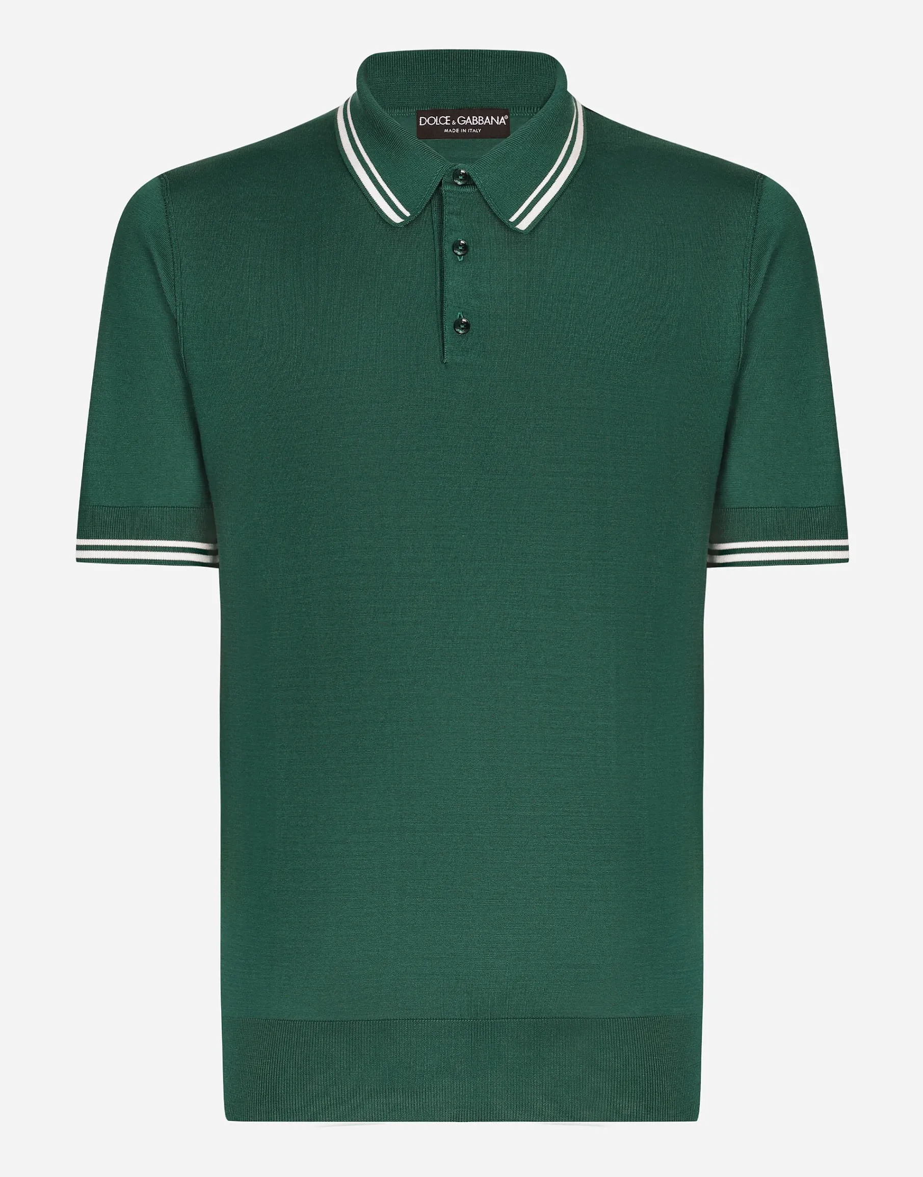 Silk polo-shirt