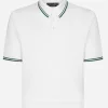 Silk polo-shirt