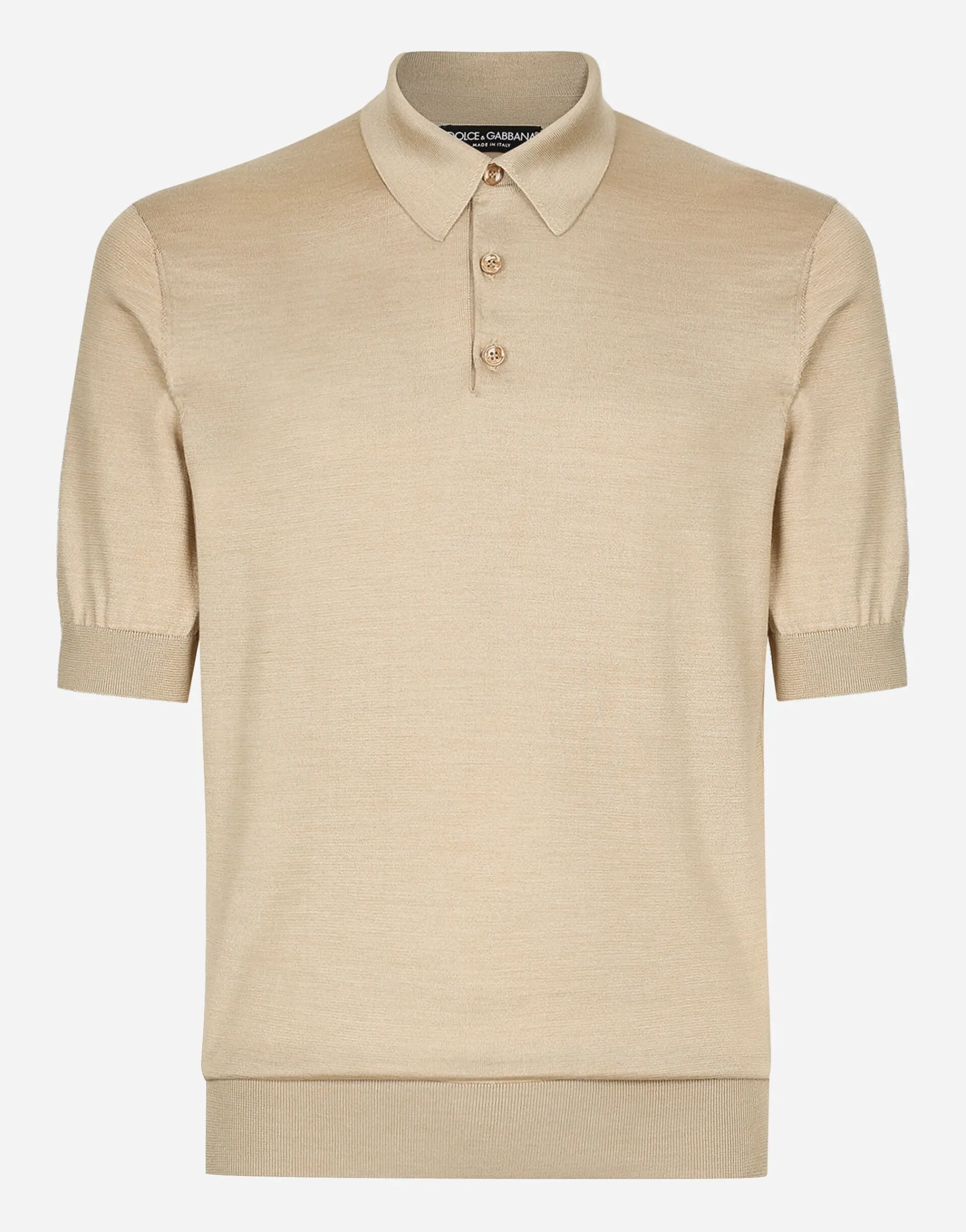 Silk polo-shirt