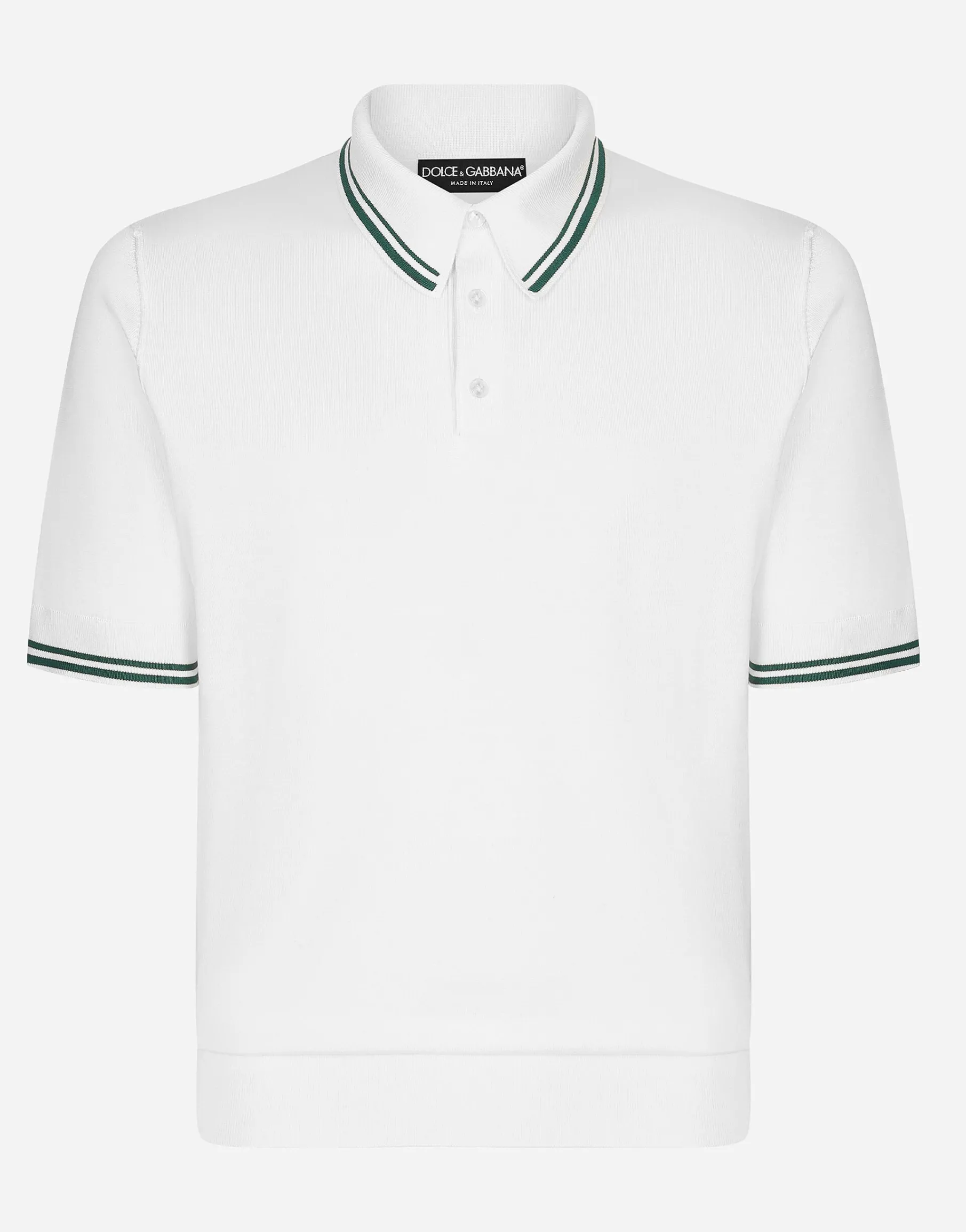 Silk polo-shirt