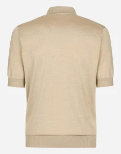 Silk polo-shirt