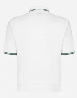 Silk polo-shirt