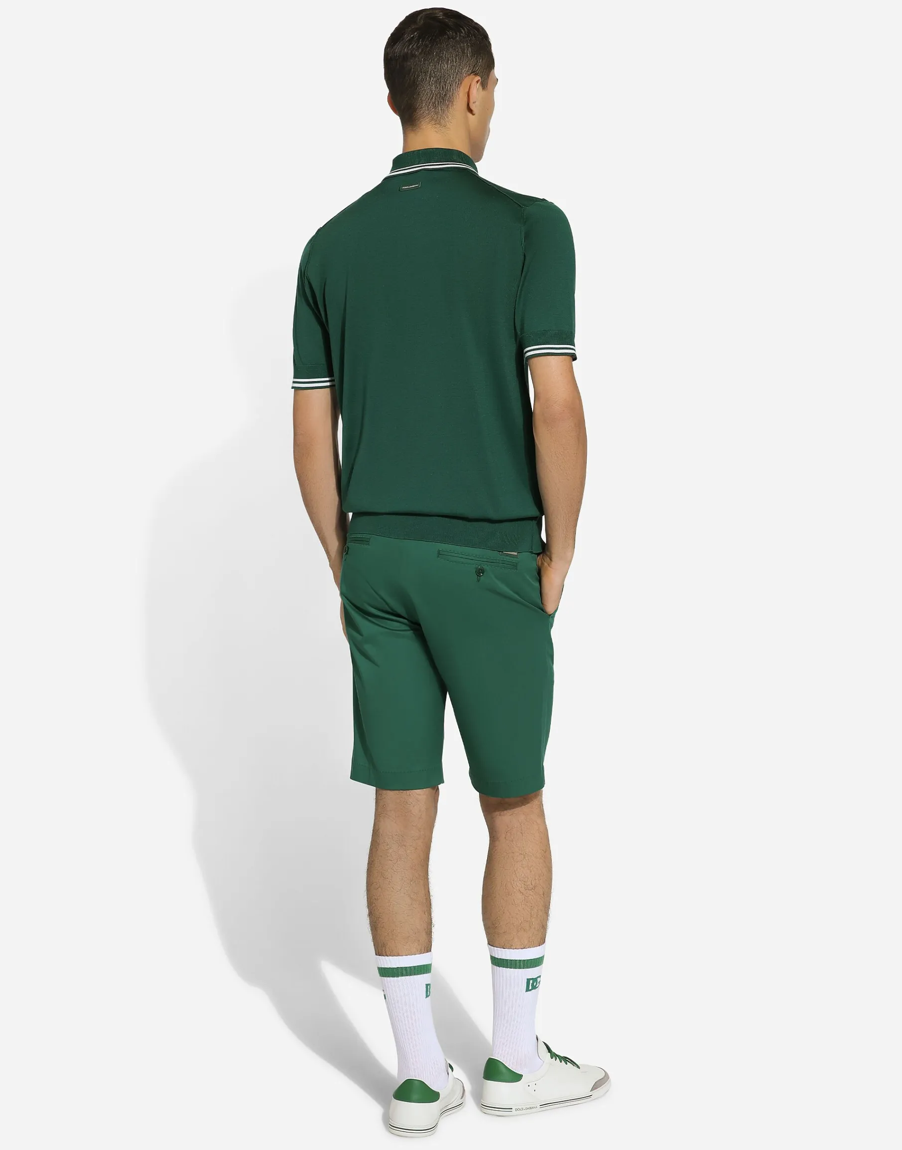 Silk polo-shirt