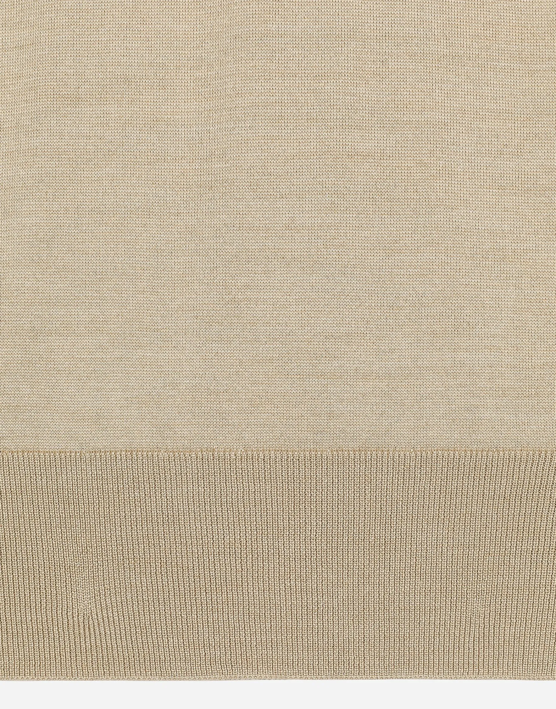 Silk polo-shirt