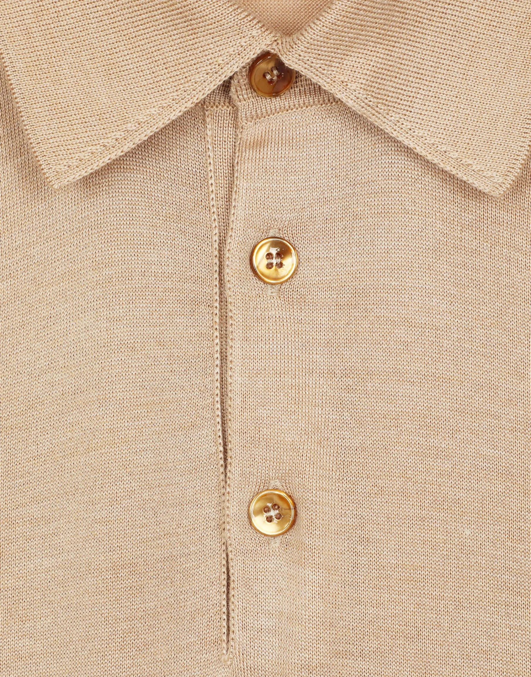 Silk polo-shirt