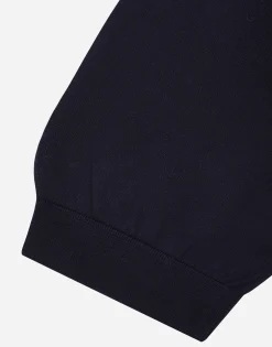 Silk round-neck sweater with DG embroidery