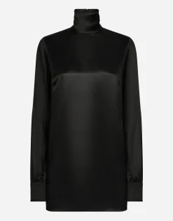Silk satin blouse