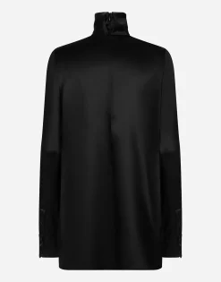 Silk satin blouse
