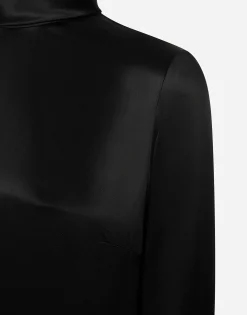 Silk satin blouse