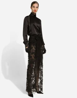 Silk satin blouse