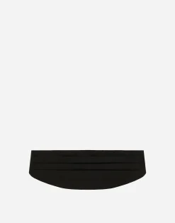 Silk satin cummerbund