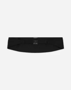Silk satin cummerbund