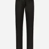 Silk satin jogging pants with metal DG logo
