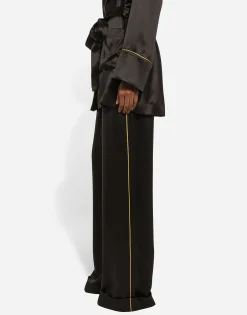 Silk satin pajama pants
