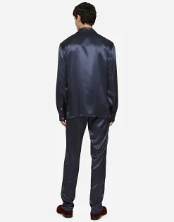 Silk satin pants