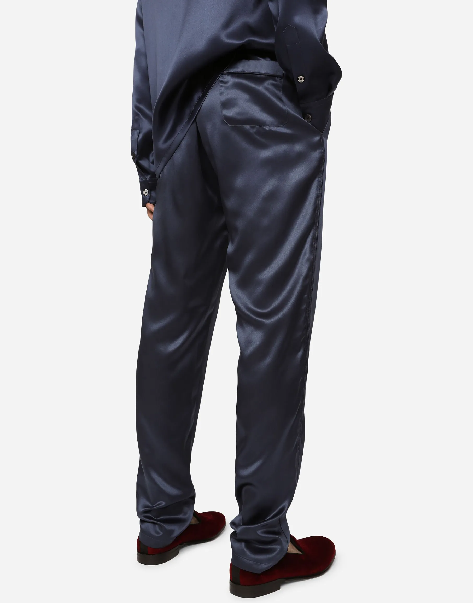 Silk satin pants