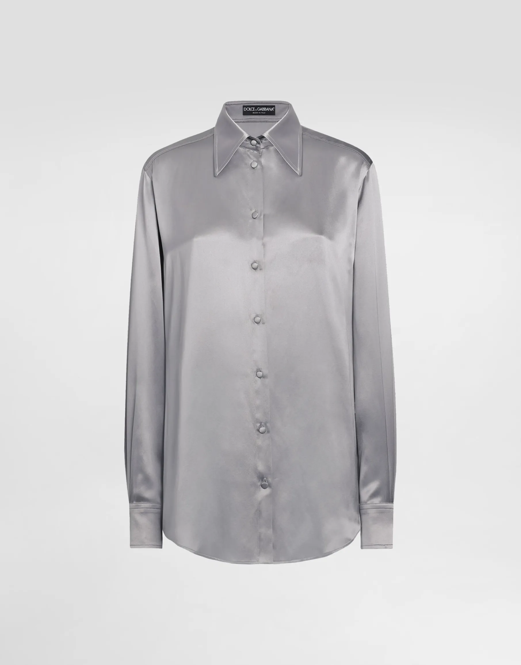 Silk satin shirt